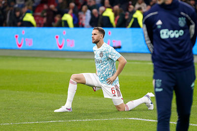 Henderson was best even nerveus, zo gaf hij na afloop toe. © De Brouwer