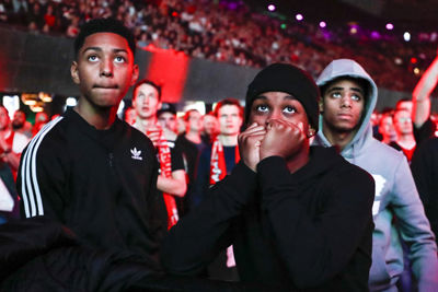 AMSTERDAM , 13-02-2019 , Ziggo Dome , viewing party Ajax vs Real Madrid