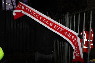 Voor onze club uit Amsterdam! © De Brouwer