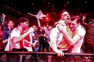 AMSTERDAM , 13-02-2019 , Ziggo Dome , viewing party Ajax vs Real Madrid