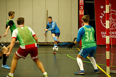 Of deze voorzet een assist is geworden, weten we niet. © De Brouwer