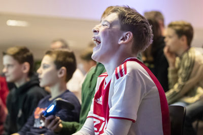 AMSTERDAM , 10-02-2019 , Johan Cruijf Arena, Ajax Jonge Schare Fifa tournooi