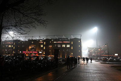 Dus snel richting Stadion An der alten Försterei. © De Brouwer