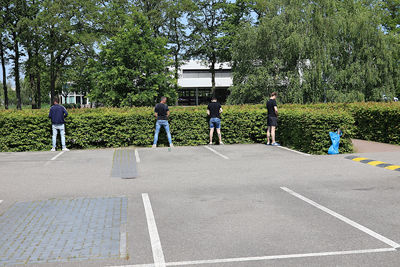 Ajacieden spelen graag vier op een rij. © De Brouwer