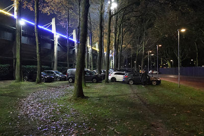 Er was sprake van een auto- en buscombi. © De Brouwer