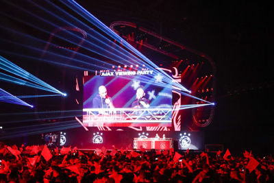 AMSTERDAM , 13-02-2019 , Ziggo Dome , viewing party Ajax vs Real Madrid