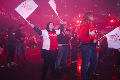 AMSTERDAM , 13-02-2019 , Ziggo Dome , viewing party Ajax vs Real Madrid