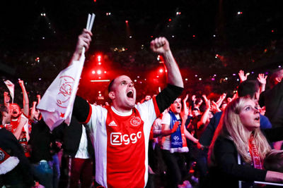 AMSTERDAM , 13-02-2019 , Ziggo Dome , viewing party Ajax vs Real Madrid