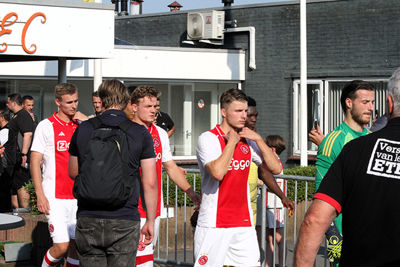 Gaaei is blij met een schone lei te beginnen. © SV Ajax