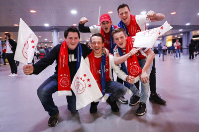 AMSTERDAM , 13-02-2019 , Ziggo Dome , viewing party Ajax vs Real Madrid