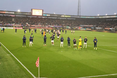 Helaas, weer geen overwinning. © De Brouwer