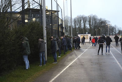 Alsof het nog niet nat genoeg was in Tilburg, haha! © De Brouwer