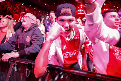 AMSTERDAM , 13-02-2019 , Ziggo Dome , viewing party Ajax vs Real Madrid
