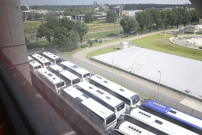 Afgelopen, dus terug met slechts een puntje terug naar de bussen... © De Brouwer