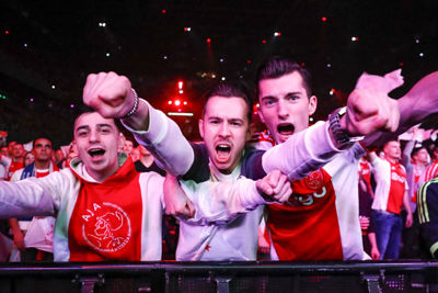 AMSTERDAM , 13-02-2019 , Ziggo Dome , viewing party Ajax vs Real Madrid