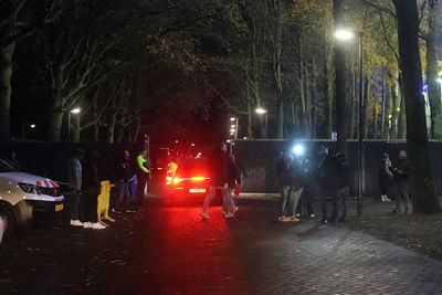 Zenuwachtig komen we aan voor zes minuten voetbal. © De Brouwer