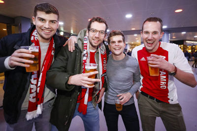 AMSTERDAM , 13-02-2019 , Ziggo Dome , viewing party Ajax vs Real Madrid