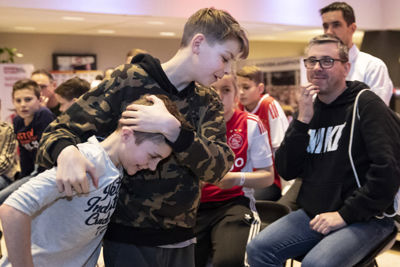 AMSTERDAM , 10-02-2019 , Johan Cruijf Arena, Ajax Jonge Schare Fifa tournooi