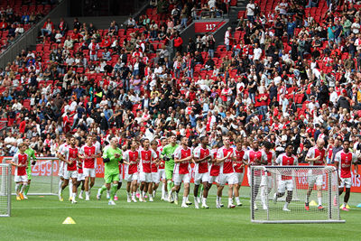 Dan is het tijd voor de open training. © SV Ajax