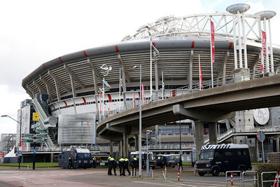 Zonde dat er niet in goed overleg iets mogelijk was voor supporters. © De Brouwer