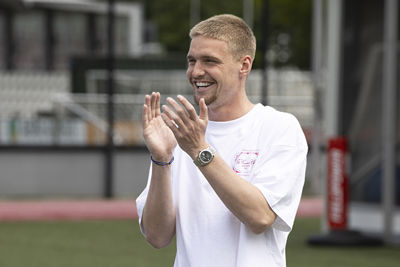 Dat kan op applaus van Taylor rekenen! © Pro Shots 